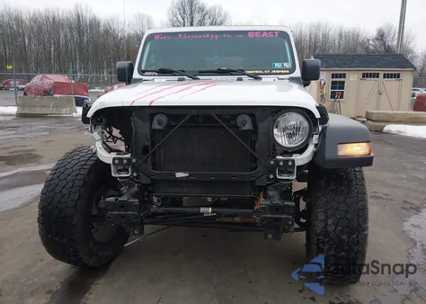 2021 Jeep Wrangler Unlimited Sport S 4X4 z USA, uszkodzony, nr VIN 1C4HJXDG6MW857863